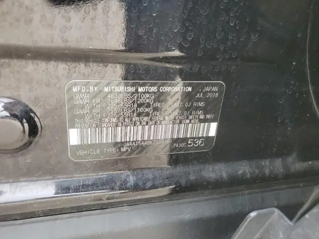 2019 MITSUBISHI ECLIPSE CROSS SE