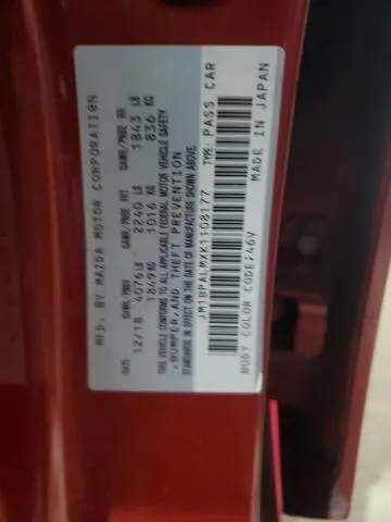 2019 MAZDA 3 PREFERRED PLUS  