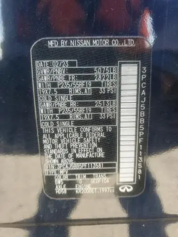 2023 INFINITI QX50 LUXE  