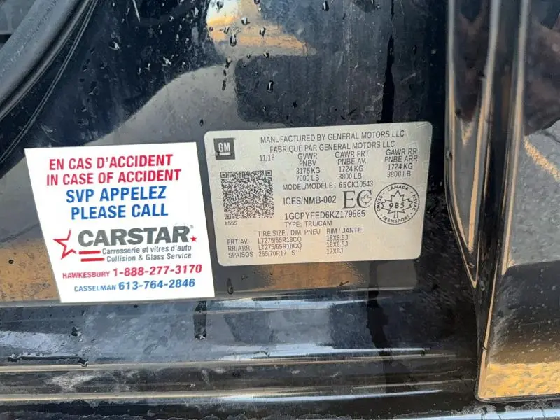 2019 CHEVROLET SILVERADO K1500 LT TRAIL BOSS  