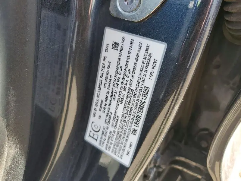 2024 TESLA MODEL 3   