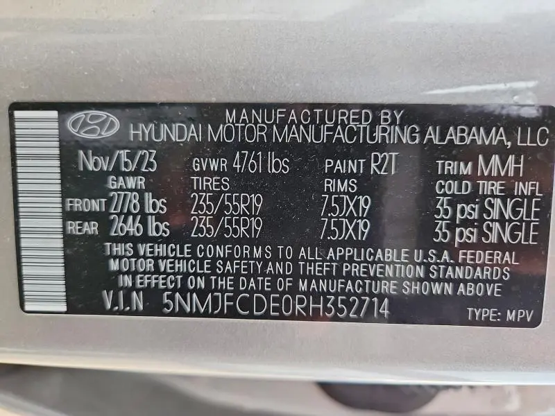 2024 HYUNDAI TUCSON SEL  