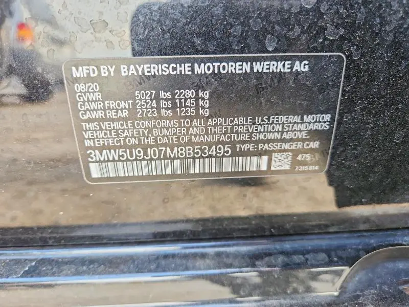 2021 BMW M340XI   