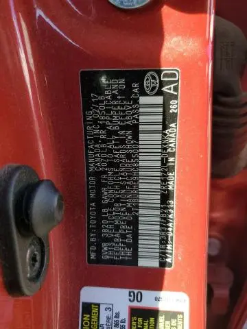 2017 TOYOTA COROLLA L  