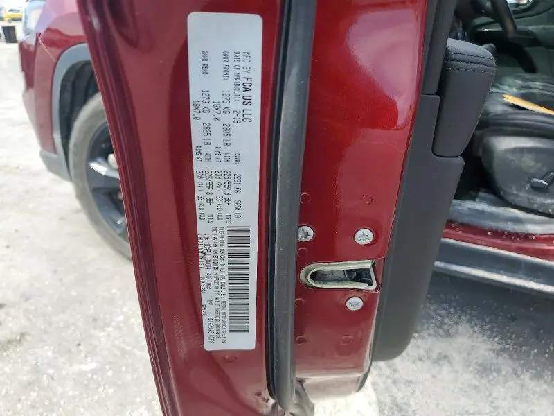 2019 JEEP CHEROKEE LATITUDE PLUS  