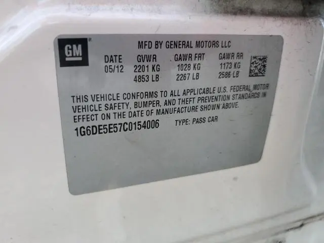 2012 CADILLAC CTS LUXURY COLLECTION  