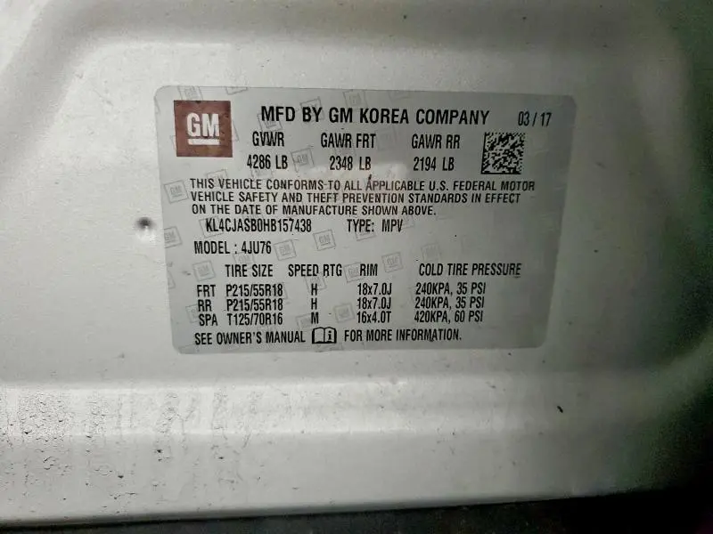 2017 BUICK ENCORE PREFERRED  