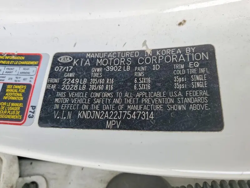 2018 KIA SOUL BASE  
