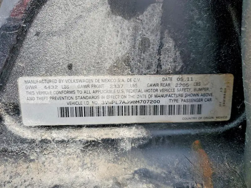 2011 VOLKSWAGEN JETTA TDI  