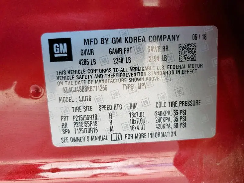 2019 BUICK ENCORE PREFERRED  