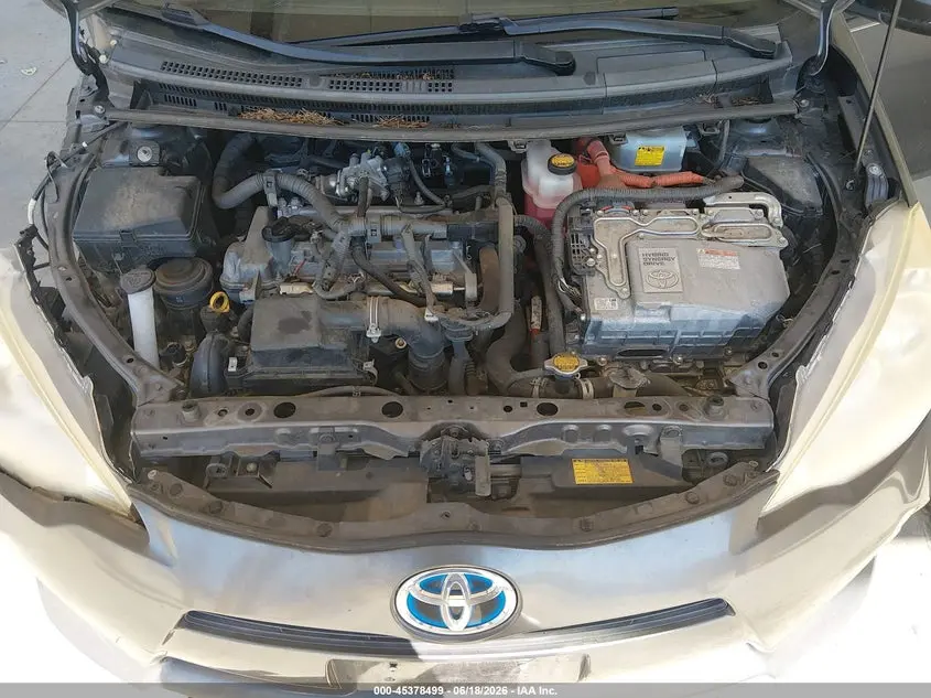 2012 TOYOTA PRIUS C TWO
