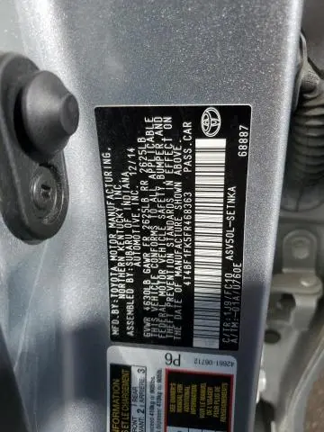 2015 TOYOTA CAMRY LE  