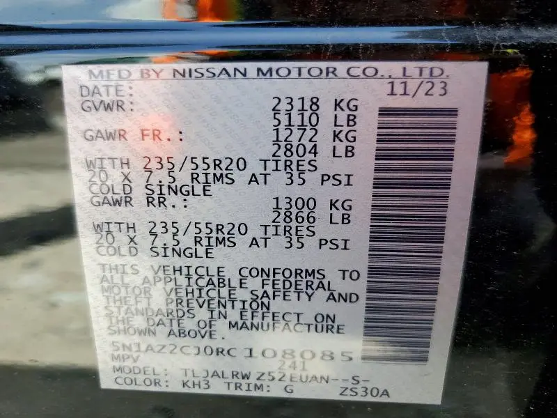 2024 NISSAN MURANO SL  