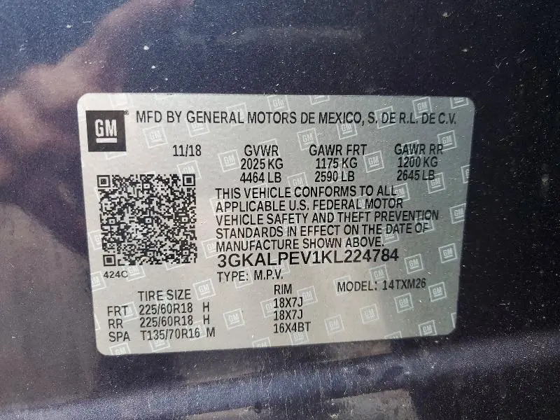 2019 GMC TERRAIN SLT  