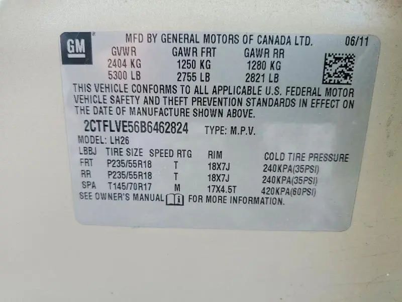 2011 GMC TERRAIN SLT  