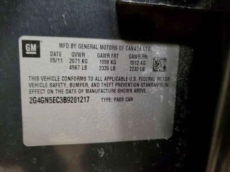 2011 BUICK REGAL CXL  