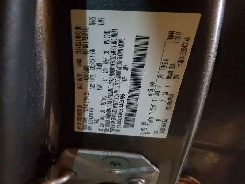 2014 FORD ESCAPE TITANIUM  
