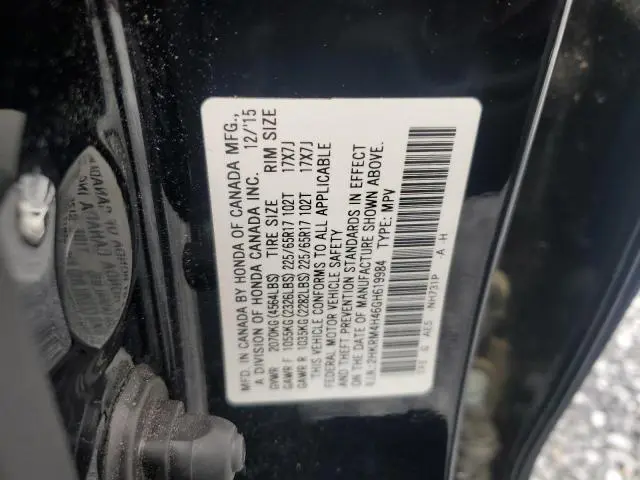 2016 HONDA CR-V SE  