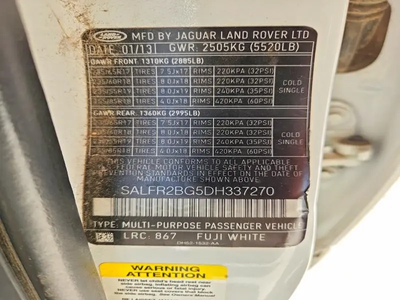 2013 LAND ROVER LR2 HSE  