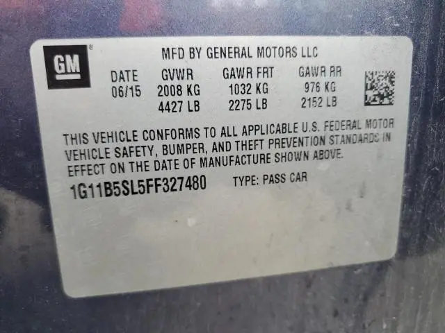 2015 CHEVROLET MALIBU LS  