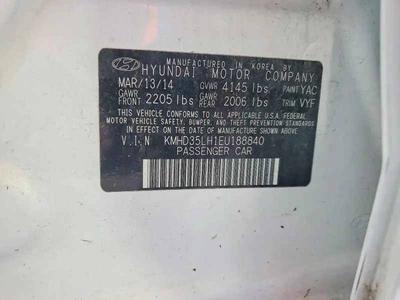 2014 HYUNDAI ELANTRA GT BASE  