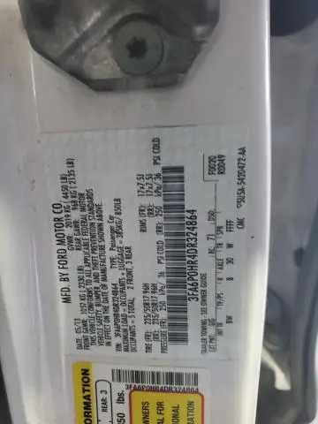 2013 FORD FUSION SE  