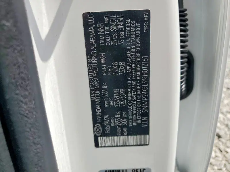 2024 HYUNDAI SANTA FE SEL  