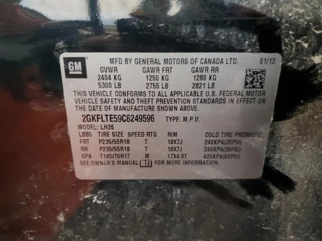 2012 GMC TERRAIN SLE  