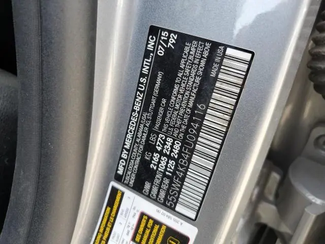 2015 MERCEDES-BENZ C 300 4MATIC  