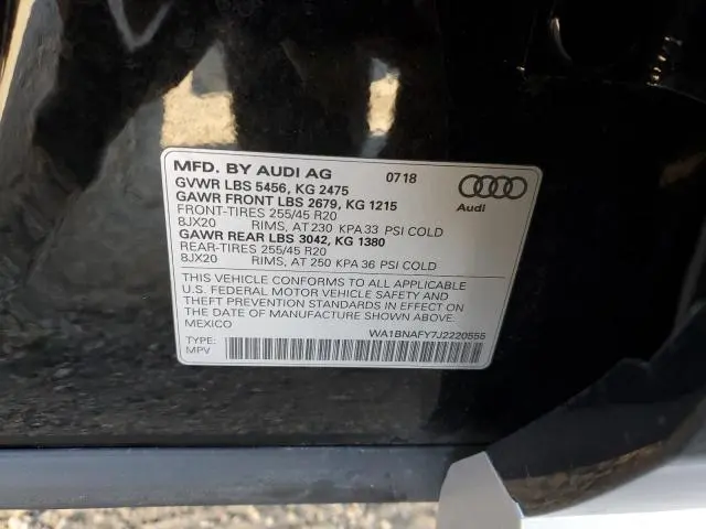 2018 AUDI Q5 PREMIUM PLUS  