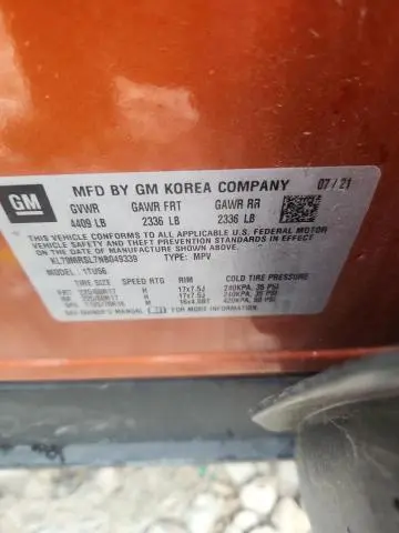 2022 CHEVROLET TRAILBLAZER LT  