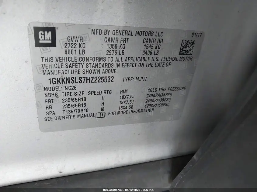 2017 GMC ACADIA SLE-2