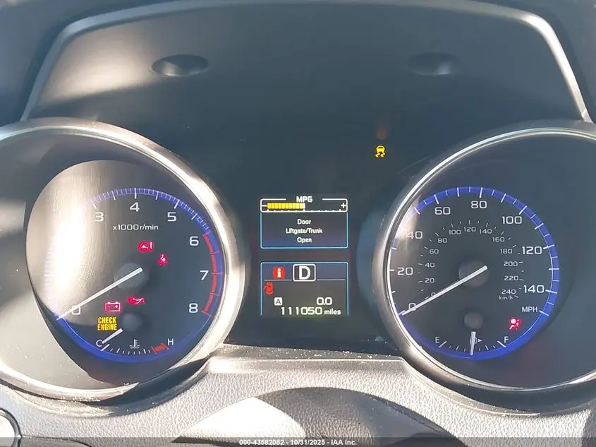 2015 SUBARU LEGACY 2.5I LIMITED