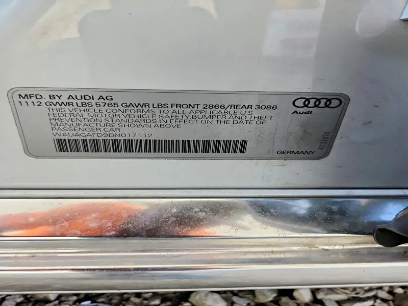 2013 AUDI A8 QUATTRO  
