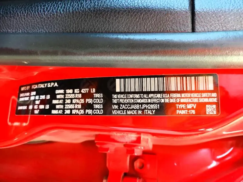 2018 JEEP RENEGADE LATITUDE  