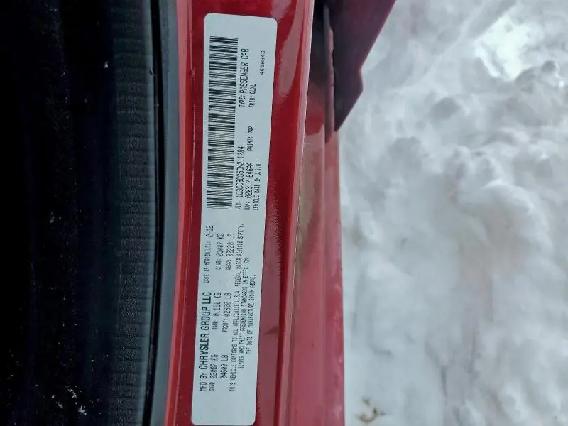 2012 CHRYSLER 200 LIMITED  