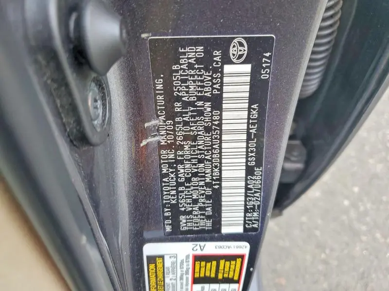 2010 TOYOTA AVALON XLS  
