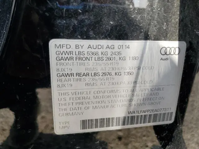 2014 AUDI Q5 PREMIUM PLUS  