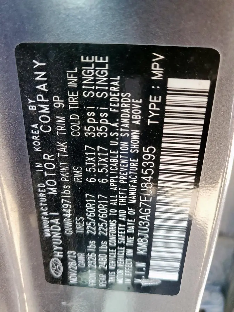 2014 HYUNDAI TUCSON GLS  