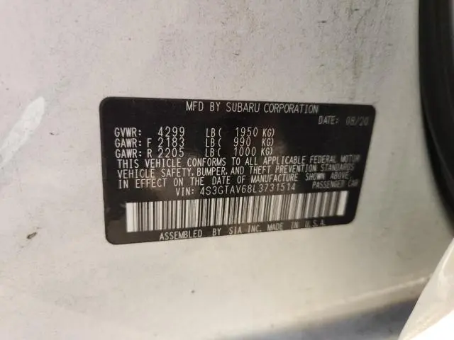 2020 SUBARU IMPREZA PREMIUM  