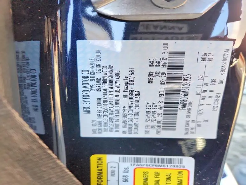 2021 FORD MUSTANG GT  