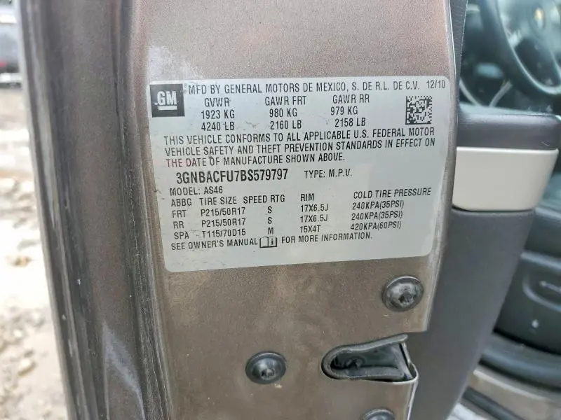 2011 CHEVROLET HHR LT  