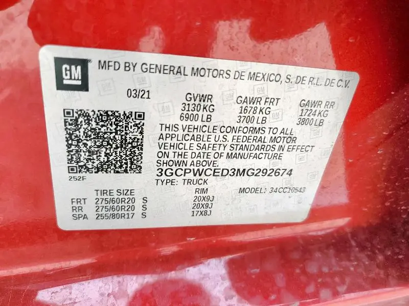 2021 CHEVROLET SILVERADO C1500 LT  