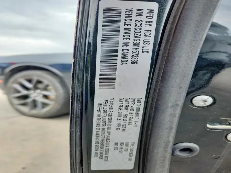 2021 DODGE CHALLENGER SXT  