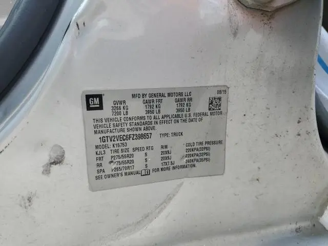 2015 GMC SIERRA K1500 SLT  