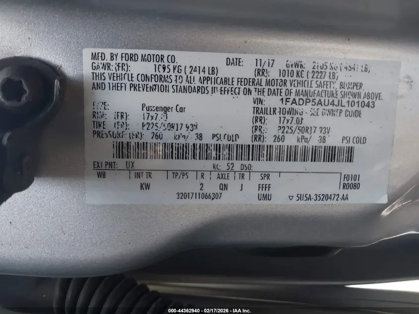 2018 FORD C-MAX HYBRID SE
