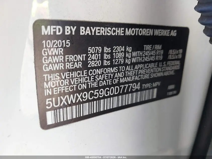 2016 BMW X3 XDRIVE28I