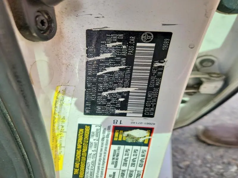 2014 TOYOTA AVALON BASE  