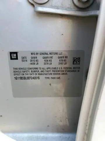 2014 CHEVROLET MALIBU LS  