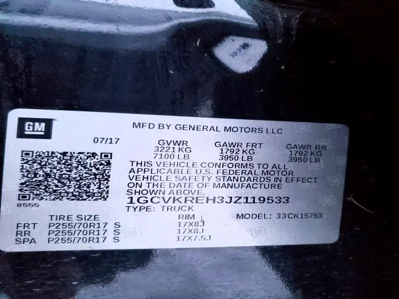 2018 CHEVROLET SILVERADO K1500 LT  